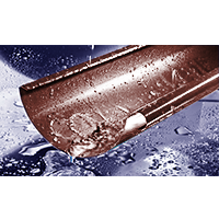 Желоб 4м 125мм вишнёвый RAL3009