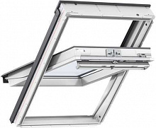 Мансардне вікно Velux PREMIUM GGL 2070 ручка зв. дер/біле покр. розмір FK06 66x118