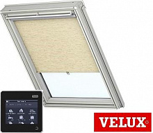 Рулонна штора з електроприводом RML Velux розмір S06 114х118 (0,95м2) колір 4000 природна текстура