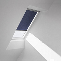 Рулонна штора на гачках RHL Velux розмір F04 66х98 (0,38м2) колір 9050 темно-синій